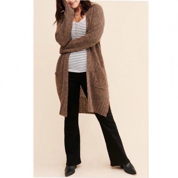 Anthropologie Goldie Alpaca Blend Longline Cardigan - Picture 1 of 7